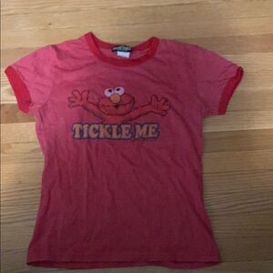 Red Elmo Tickle Me Shirt